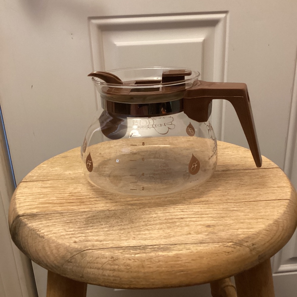 Vintage Ever Fresh 10 cup Pyrex Coffee Pot with Insert